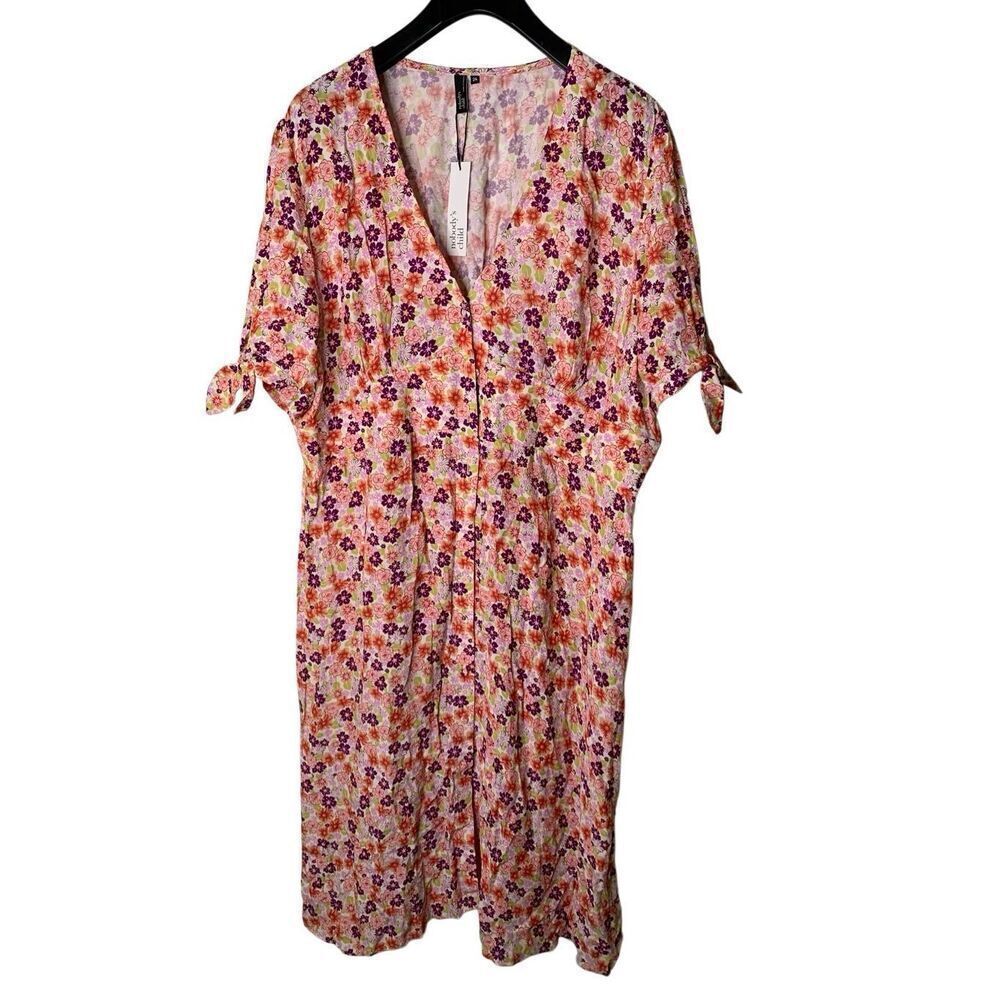 Nobody's Child dress floral women's size 24 NEW WITH TAGS